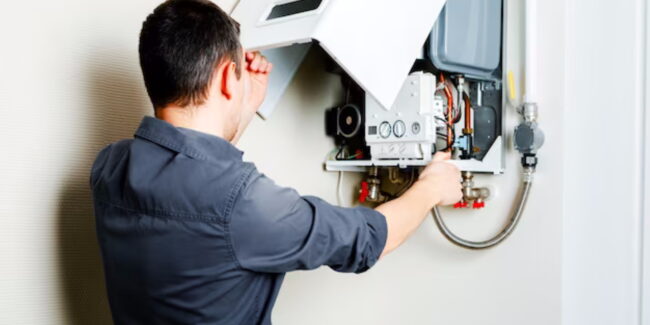 How do I put the pressure back in my boiler?